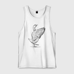 Мужская майка Гусь встрепенусь