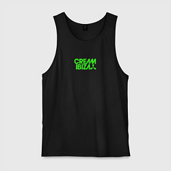Майка мужская хлопок Cream Ibiza, цвет: черный