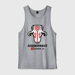 Майка мужская хлопок Juggernaut Dota 2, цвет: меланж