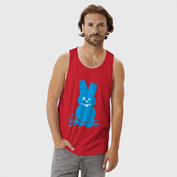Майка мужская хлопок Blue bunny, цвет: красный — фото 2