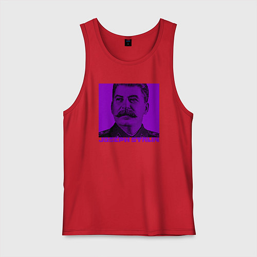 Мужская майка Joseph Stalin / Красный – фото 1
