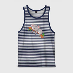 Мужская майка Коала спит на ветке