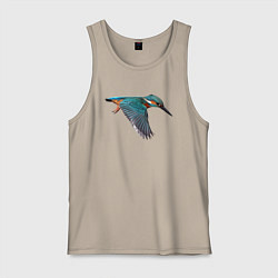 Мужская майка Зимородок летит