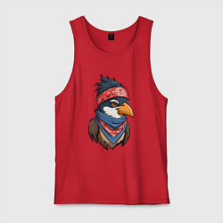 Мужская майка Птица в бандане в стиле Хип-хоп