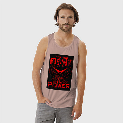 Мужская майка Камина Гуррен Дан / Пыльно-розовый – фото 3