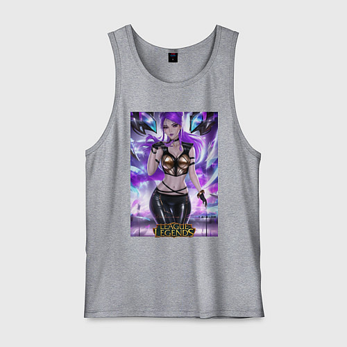 Мужская майка League Of Legends Akali Kda / Меланж – фото 1