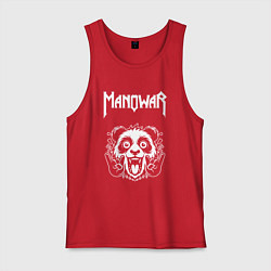 Мужская майка Manowar rock panda