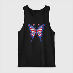 Мужская майка USA butterfly