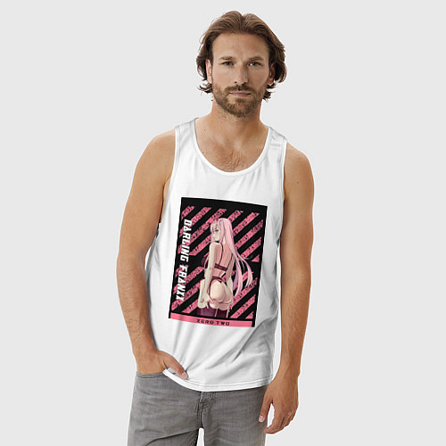 Мужская майка Франкс Зеро Ту / Белый – фото 3