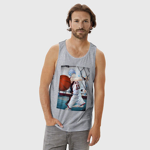 Мужская майка Баскетбол Тэцуя Куроко / Меланж – фото 3