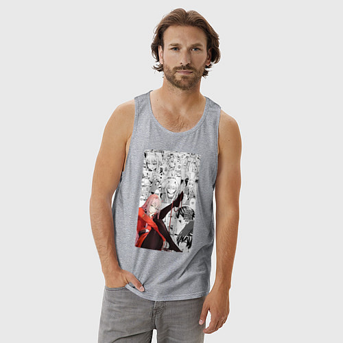 Мужская майка Зеро Ту коллаж / Меланж – фото 3