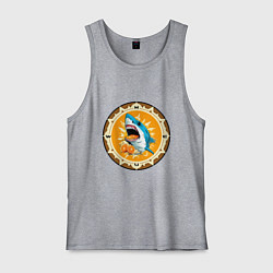 Мужская майка Апельсиновый сюрприз от голубой акулы