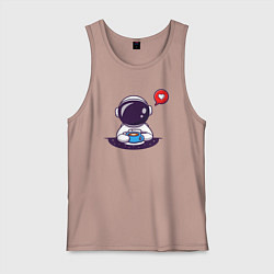 Мужская майка Космический кофе