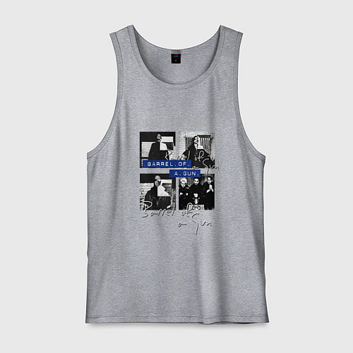Мужская майка Depeche Mode - Barrel of a gun ep / Меланж – фото 1