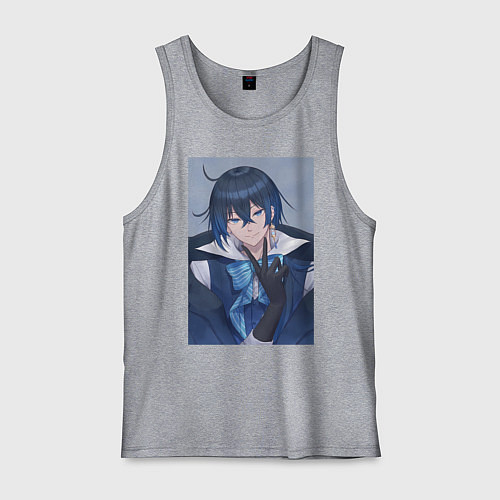 Мужская майка Ванитас в костюме / Меланж – фото 1