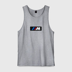 Мужская майка BMW logo sport steel