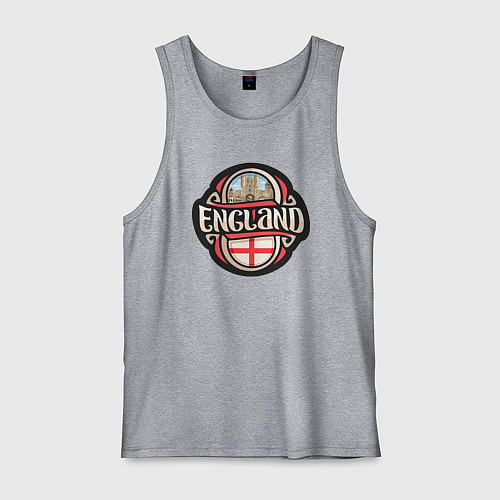 Мужская майка Англия / Меланж – фото 1
