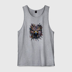 Майка мужская хлопок Бриллиантовый сокол, цвет: меланж