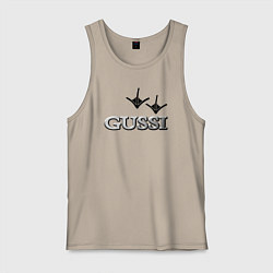 Мужская майка Гусси - лапы металик