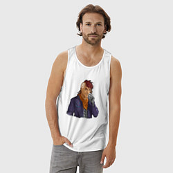 Майка мужская хлопок Randy Random - RimWorld, цвет: белый — фото 2