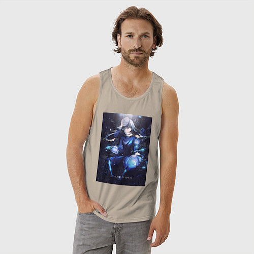 Мужская майка О моём перерождении в слизь Римуру Темпест в маске / Миндальный – фото 3