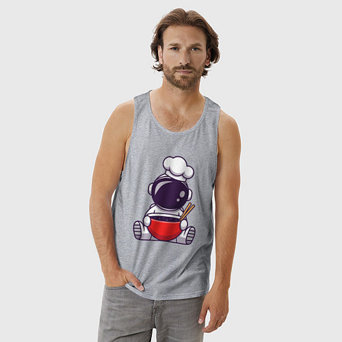 Мужская майка Космический суп / Меланж – фото 3