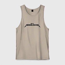 Мужская майка Мендельсон чёрный