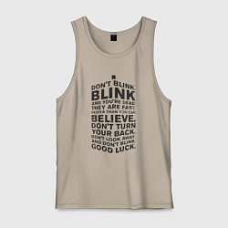 Мужская майка Tardis - good luck