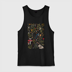 Майка мужская хлопок Сорокино сокровище, цвет: черный