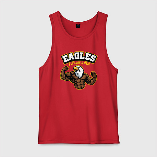 Мужская майка Eagles fitness / Красный – фото 1