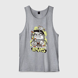 Майка мужская хлопок Короли граффити, цвет: меланж