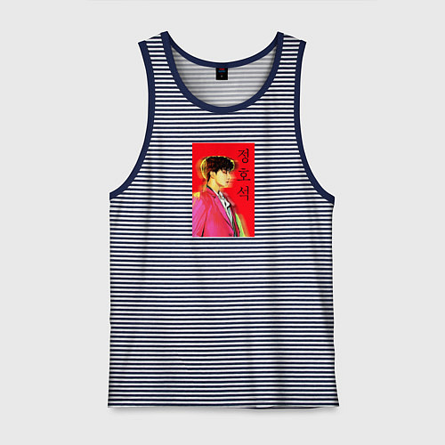 Мужская майка Чон Джонгук / Синяя тельняшка – фото 1