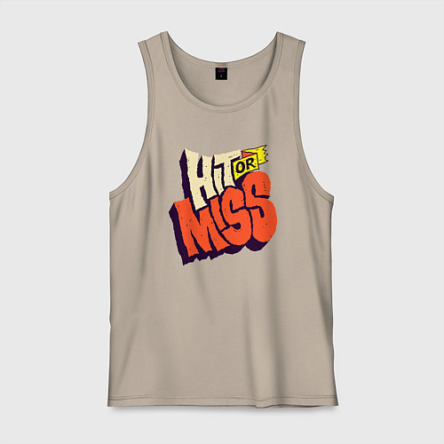 Мужская майка Пан или пропал / Миндальный – фото 1