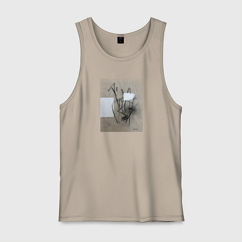 Мужская майка Graphic abstract / Миндальный – фото 1