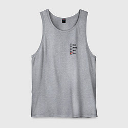 Майка мужская хлопок I am a Doctor, цвет: меланж