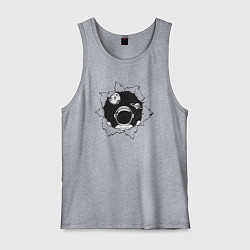 Майка мужская хлопок Космос внутри, цвет: меланж