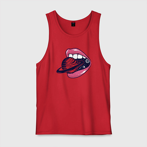 Мужская майка Вкус Сатурна / Красный – фото 1