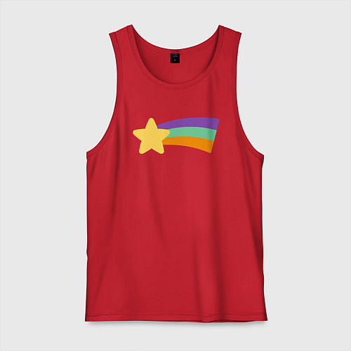 Мужская майка Радужный свитер Мэйбл / Красный – фото 1