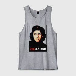 Майка мужская хлопок Che guevara - Chelentano, цвет: меланж