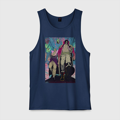 Мужская майка Ван-Пис Роджер Гол Д / Тёмно-синий – фото 1