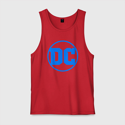 Мужская майка DC comics logo / Красный – фото 1