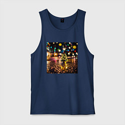 Мужская майка Новогодняя маленькая ёлочка