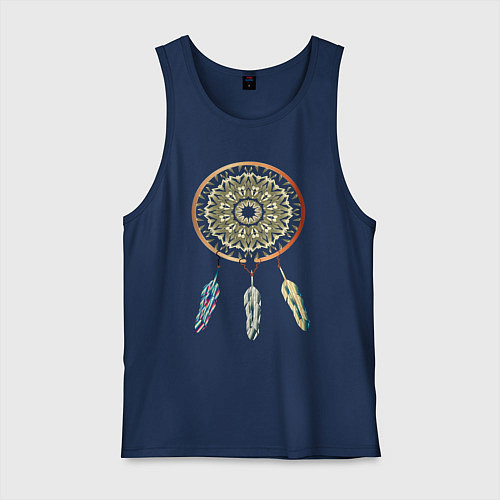 Мужская майка Ловец сновидений / Тёмно-синий – фото 1