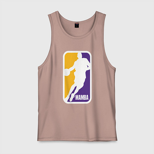 Мужская майка Mamba Kobe Bryant / Пыльно-розовый – фото 1