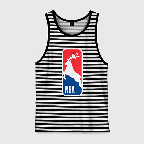 Мужская майка NBA Bucks / Черная тельняшка – фото 1