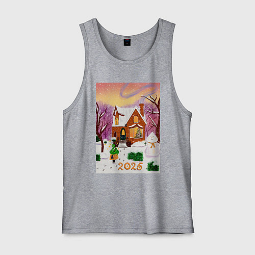 Мужская майка Настроение Дом / Меланж – фото 1