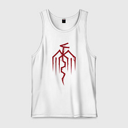 Майка мужская хлопок Symbol of the City of Chains - Dragon Age, цвет: белый