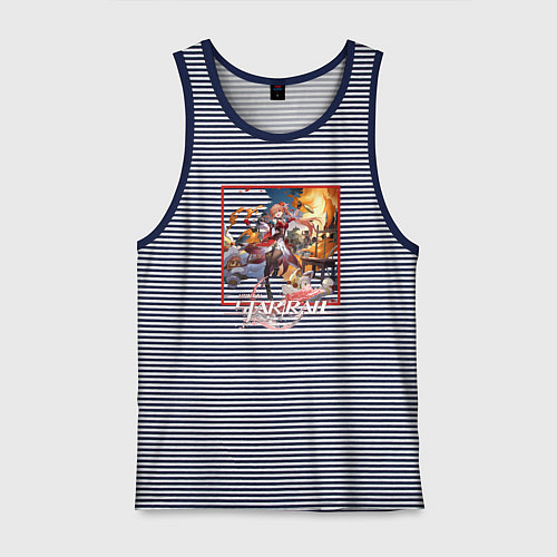 Мужская майка Гуйнайфэнь / Синяя тельняшка – фото 1