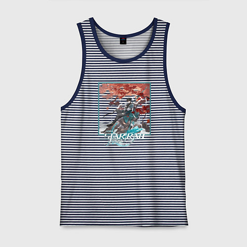 Мужская майка Дань Хэн / Синяя тельняшка – фото 1