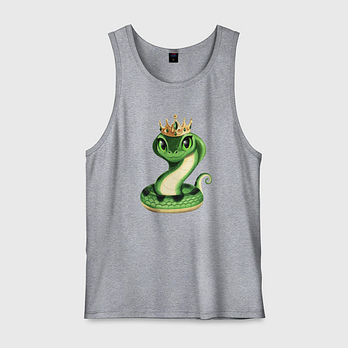 Мужская майка Царевна змея / Меланж – фото 1